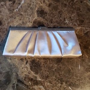 Nude Satin Jessica McClintock clutch